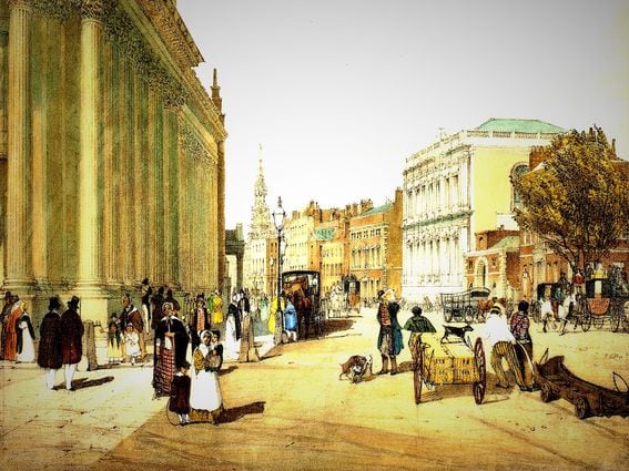 Traders have never seen anything like the cryptocurrency options trading happening these days in decentralized finance. (Thomas Shotter Boys, 1842/Art Institute of Chicago, modified by CoinDesk)