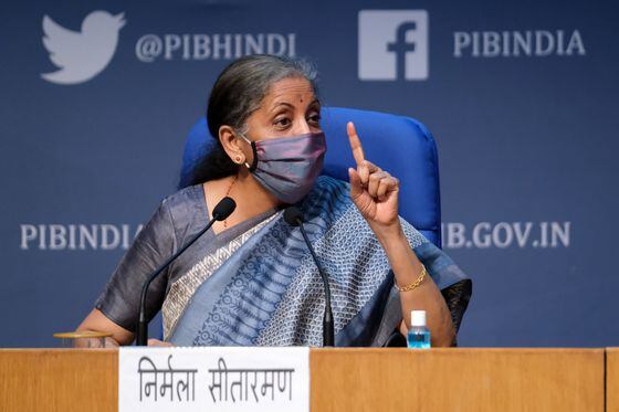 India Finance Minister Nirmala Sitharaman introduced the budget earlier this week. (T. Narayan/Bloomberg via Getty Images)