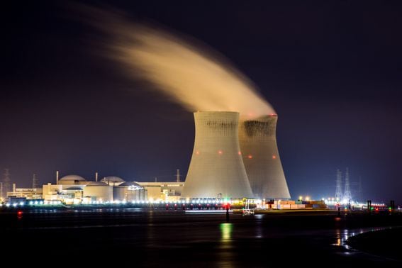 A nuclear power station in Antwerp, Belgium.