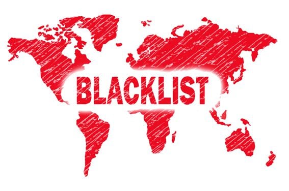 Blacklist map