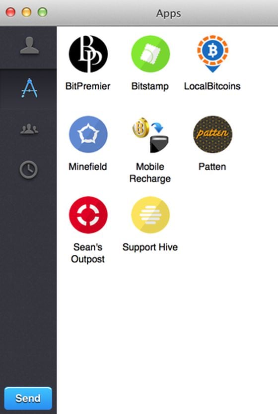  Hive apps that come with the current version.