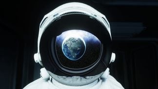 earth, astronaut