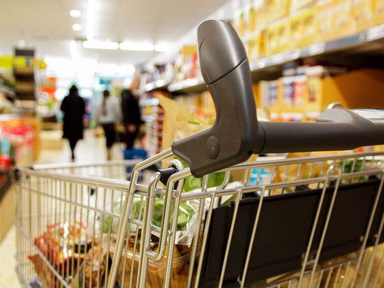 CDCROP: Shopping trolley The latest inflation data is due on Thursday morning (Kinga Krzeminska/Getty Images)