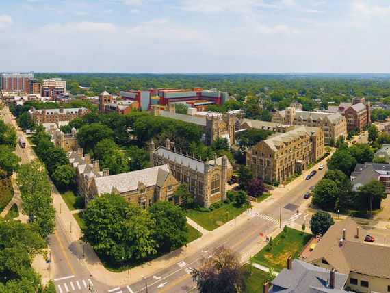 University of Michigan Ann Arbor aerial view (pawel.gaul/Getty Images)