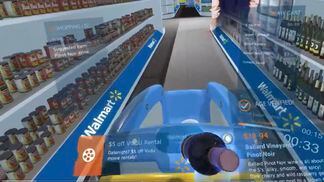 A WalMart demo of virtual-reality shopping, first produced in 2017, has been making the rounds again as an example of the Metaverse. (WalMart/YouTube)
