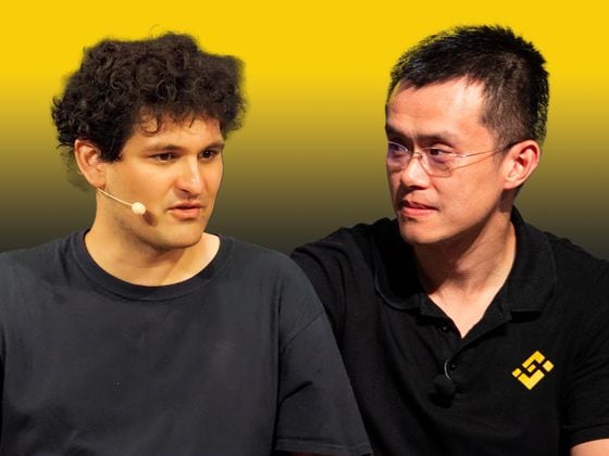 Binance CEO Changpeng Zhao and FTX CEO Sam Bankman-Fried (CoinDesk)