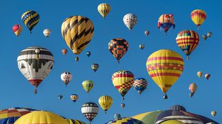 Hot air balloons. (Pexel/Pixabay)