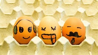 eggs, happy