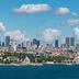 Istanbul Skyline and Bosphorus Strait in Turkey