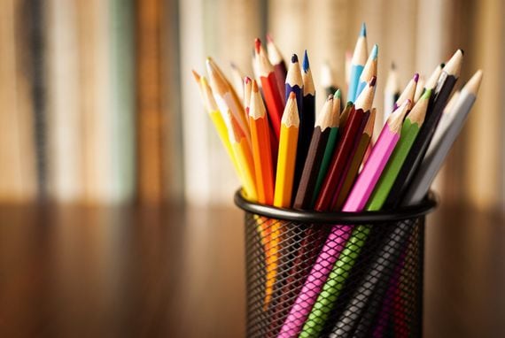 colored, pencils