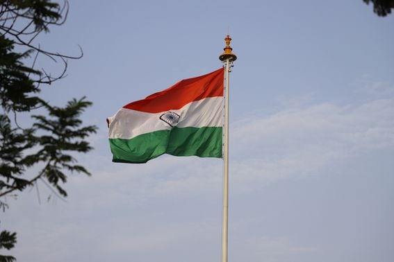 India's flag.