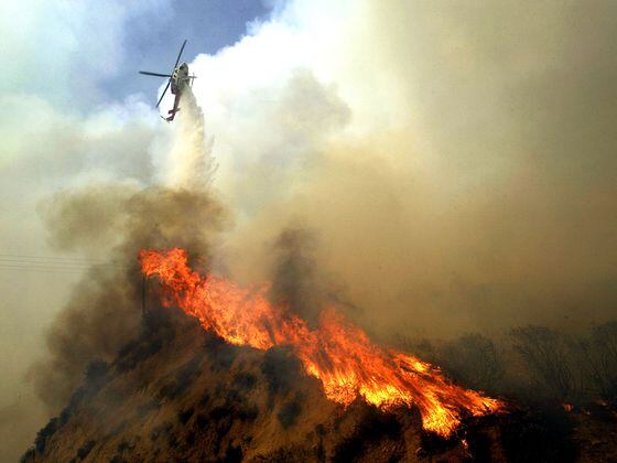 CDCROP: Wildfires Return to Southern California (David McNew/Getty Images)