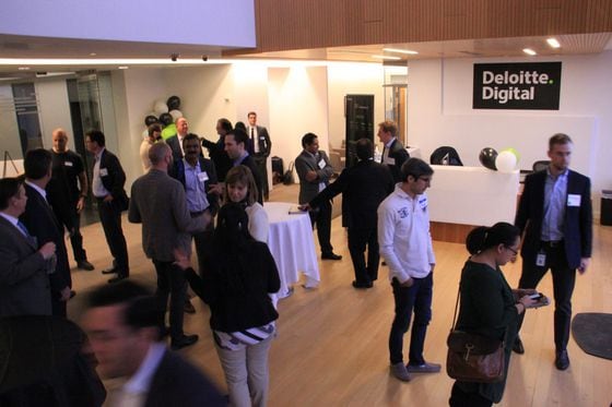 Deloitte blockchain lab launch party, 2017