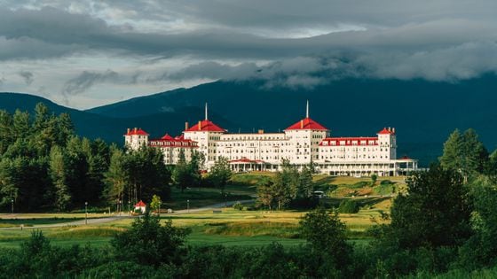 The Mount Washington Hotel in New Hampshire's White Mountains where the Bretton Woods conference took place.