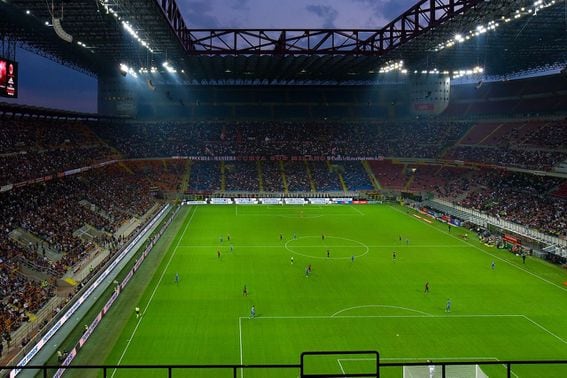 The San Siro, homefield of Italian soccer powerhouses AC Milan and Inter Milan. (tlemens/Pixabay)