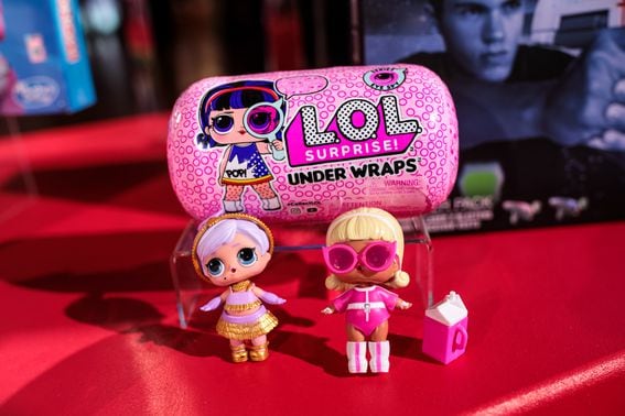 L.O.L Surprise! dolls on display at a 'Dream Toys' event to unveil the top twelve toys this Christmas on November 14, 2018 in London, England. The Toy Retailers Association today announced that Hasbros Monopoly: Fortnite Edition is top of their 'DreamToys' list for Christmas 2018. (Photo by Jack Taylor/Getty Images)