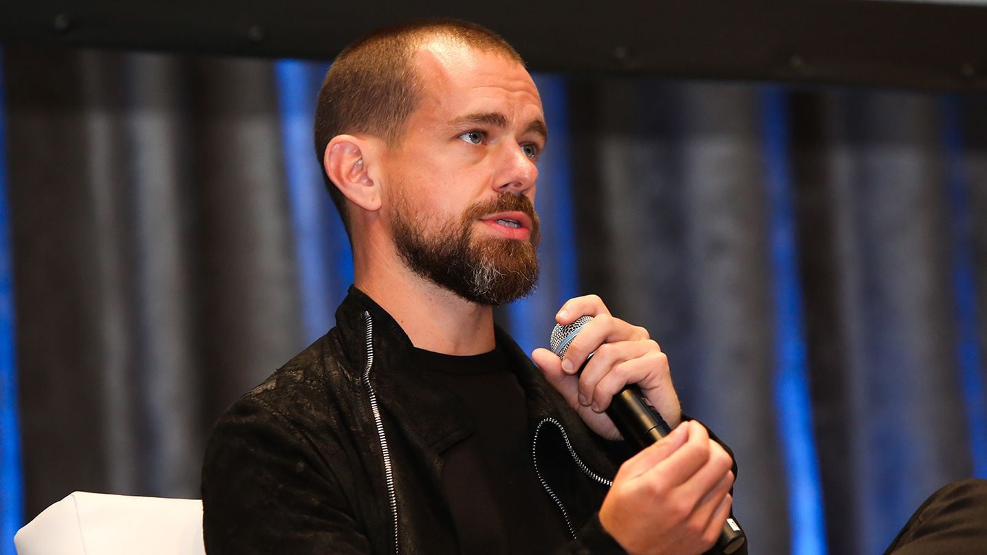 Jack Dorsey speaks at Consensus 2018. (CoinDesk)
