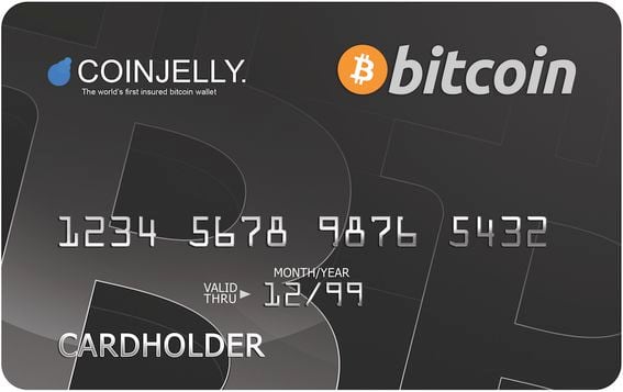 CoinJelly debit card