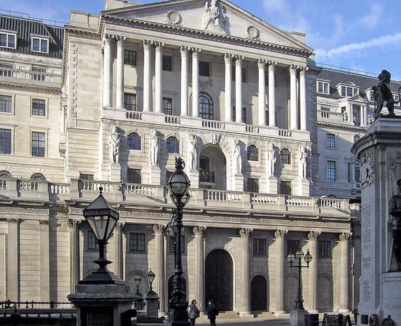 The Bank of England (Wikimedia Commons)