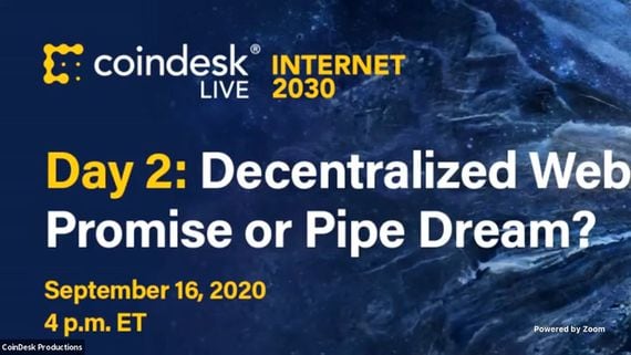 Internet 2030: Decentralized Web: Promise or Pipe Dream?