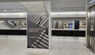 Grayscale advert at the World Trade Center PATH station in New York (Nikhilesh De/CoinDesk)