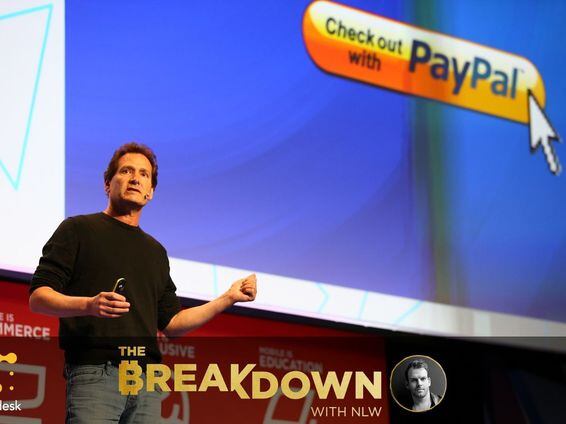 Photo of Paypal CEO Dan Schulman, related to today’s episode on PayPal’s crypto strategy. Manuel Blondeau/Corbis via Getty Images