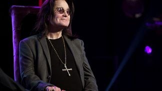 Ozzy Osbourne speaks onstage in 2020. (Kevin Winter/Getty Images for iHeartMedia)