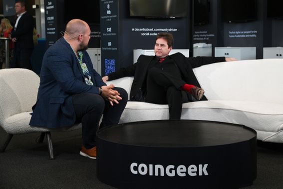 Craig Wright (right) (Eamonn M. McCormack/Getty Images for London Blockchain Conference)