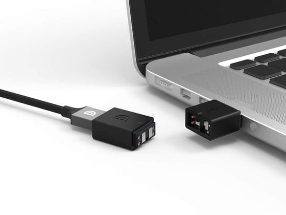 A magnetic USB cable. (Image via Amazon)