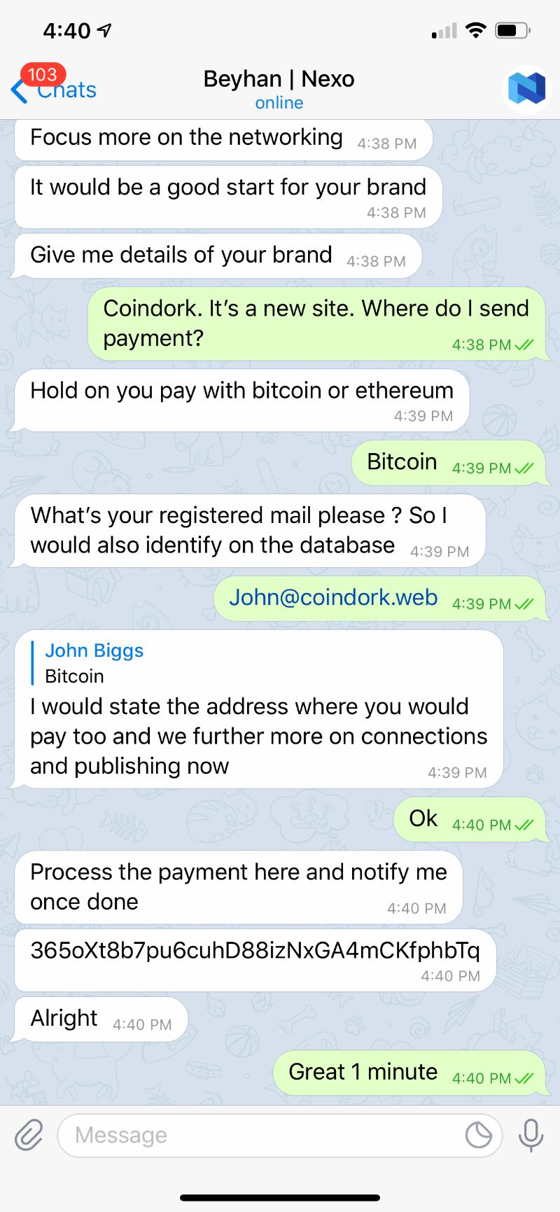 Bitcoin scammer list crear cartera bitcoins price