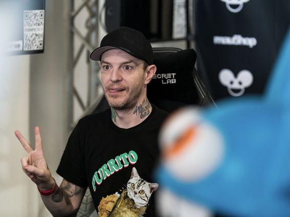 Deadmau5, aka Joel Thomas Zimmerman, poses for a photo at an event on Oct. 30, 2021 in Miami Beach, Florida. (Jason Koerner/Getty Images)
