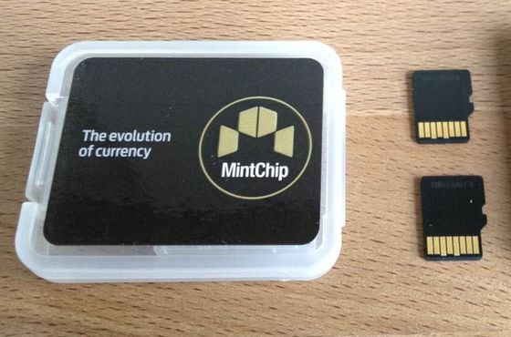  A pair of MintChips from the Mint. (Source:Wikipedia)