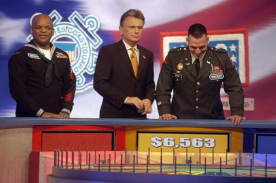 Television game show "Wheel of Fortune" played host to military members in Culver City, Calif. in 2006. (U.S. Navy/Wikimedia Commons)