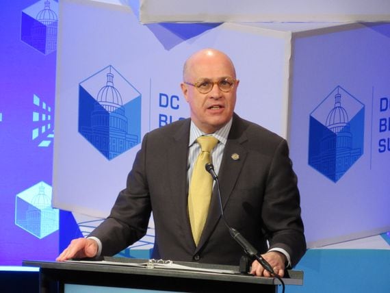 DIGITAL DOLLARS: Former CFTC Chairman Christopher Giancarlo said building a digital dollar could take years, but work needs to start now to achieve this. (Credit: CoinDesk archives)