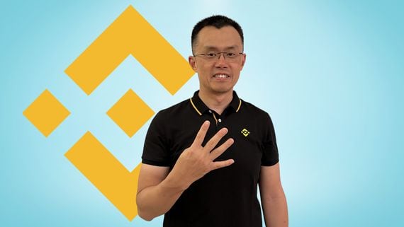 Binance's CZ (Twitter/Modified by CoinDesk)