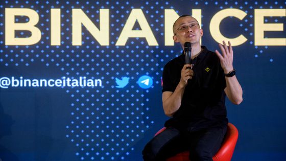 Founder and CEO of Binance Changpeng "CZ" Zhao in Italy, May 2022. (Antonio Masiello/Getty Images)
