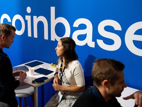 Coinbase said it had no exposure to Celsius, Three Arrows Capital or Voyager (Benjamin Girette/Bloomberg via Getty Images)
