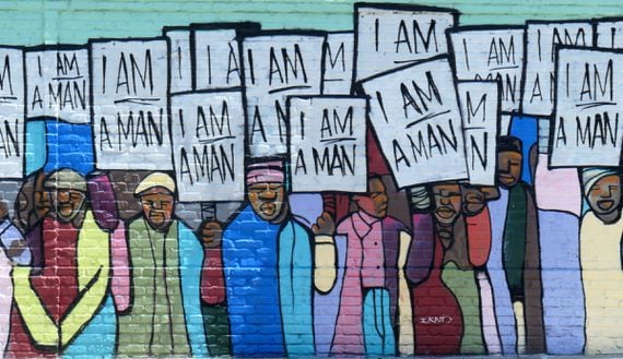 I am a Man, mural in Memphis, Tenn.