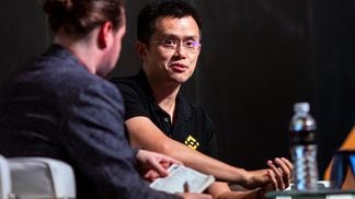 Binance CEO Changpeng Zhao at Consensus Singapore 2018 (CoinDesk)