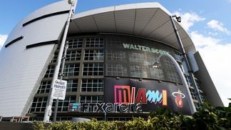 FTX bought the naming rights to the Miami Heat arena in March 2021. (Megan Briggs/Getty Images)