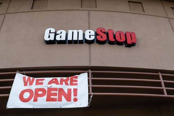 GameStop's share price rose to nearly $500 on Thursday.