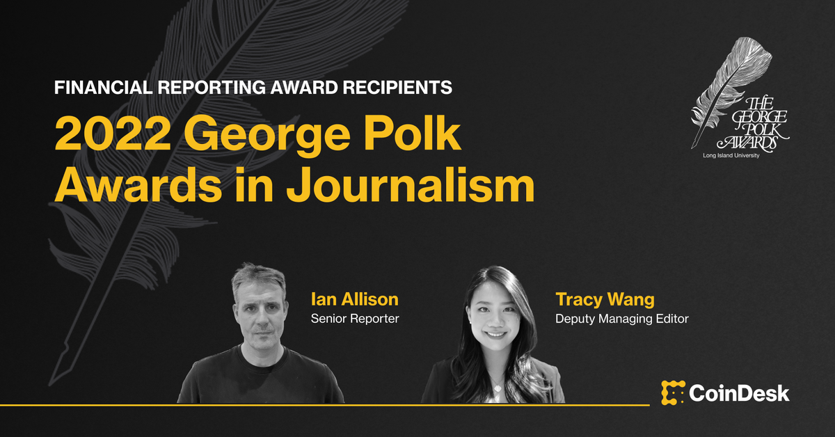 CoinDesk Wins a Polk Award, One of Journalism’s Top Prizes, for Explosive FTX Coverage
