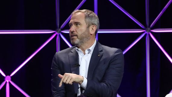 Ripple CEO Brad Garlinghouse said the SEC's personal lawsuit against him and another Ripple executive was politically motivated, in a social media post. (Scott Moore/Shutterstock/CoinDesk)
