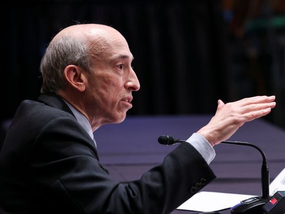 U.S. Securities and Exchange Commission Chair Gary Gensler (Evelyn Hockstein-Pool/Getty Images)