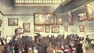 Auction Room, Christie's, 1808